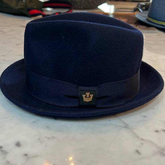 Goorin Brothers kids navy pork pie hat - Picture 1 of 10